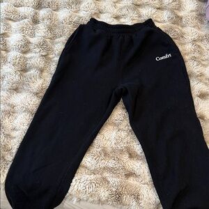 Comfrt Black Sweatpants Size Medium